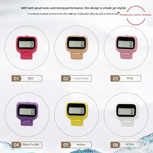 Mini compteur de personnes électronique avec écran LCD, appareil portable de comptage de personnes, modèle 8017, boîtier en plastique, alimenté par piles - Product Image 3