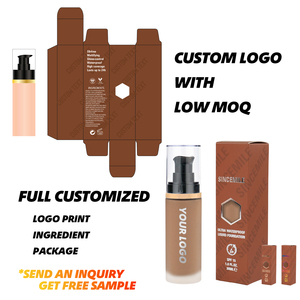 No Logo <strong>Foundation</strong> with Display Stand Private Label Full Coverage Custom Logo Makeup Foundaion - Product Image 2