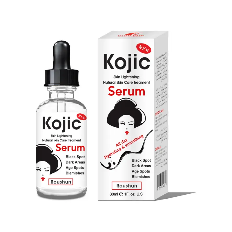 Eigenmarke bio-Hautpflege Anti-Aging Gesichtsserum nahrhaft Anti-Falten-Aufhellungs-Kojinsäure-Serum