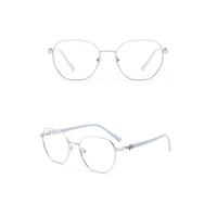 Gafas Ópticas Metálicas Hechas a Mano de Alta Gama, Monturas de Gafas Ligeras de Aro Completo de Alta Calidad para Uso Diario