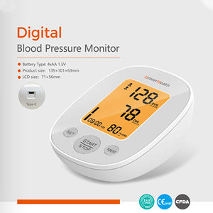 Автоматический цифровой Сфигмоманометр плеча бытовой электронный медицинский монитор артериального давления с электроприводом BP Tensiometro - Product Image 6