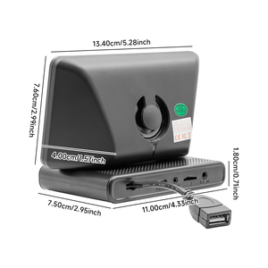 BQCC Écran de voiture universel 4,7 pouces IPS Lecteur multimédia intelligent <span class=keywords><strong>portable</strong></span> pour voiture CarPlay et Android Auto sans fil Écran tactile Pare-soleil pour VW BMW - Product Image 2