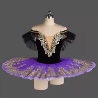 Tutu de ballet professionnel classique pour adulte, costume de cygne blanc du Lac des cygnes, robe de danse de ballerine en forme de crêpe, spandex/nylon, filles, femmes