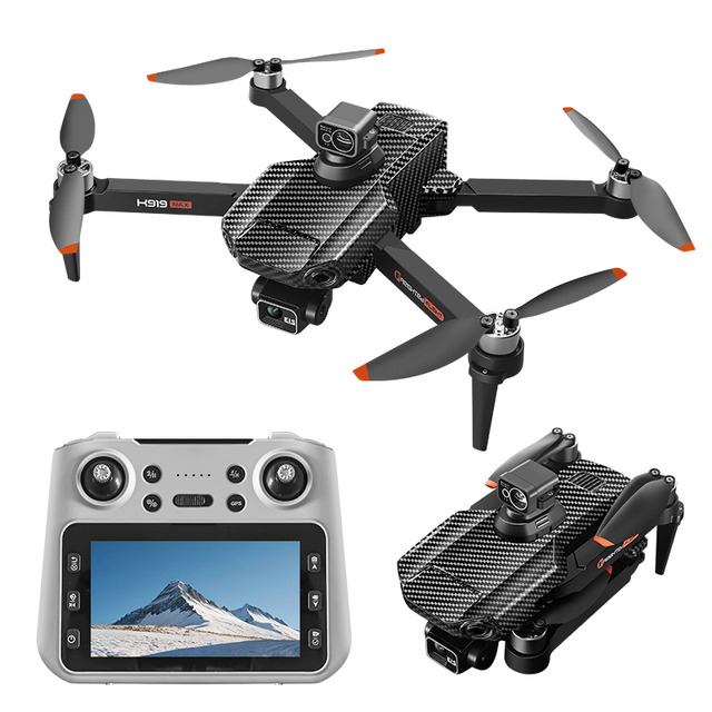 K919MAX Drone 4K Three-axis Anti Shake Pan Tilt Aerial Camera Quadcopter Screen Controlled Drone