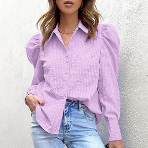 Personnalisé 2024 paillettes brillantes, chemisier sans manches pour femmes col en V chemisiers pour femmes hauts chemise femme chemisiers et hauts/ - Product Image 3