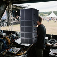 Système de sonorisation professionnel pour spectacles sur scène, barre de son extérieure haute puissance, enceinte Line Array, 50Hz-18KHz, 220V