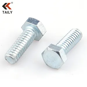 Đai Ốc Lục Giác Tiêu Chuẩn Jis Đai Ốc Và Đai Ốc Đầu Lục Giác Nửa Ren Thép Không Gỉ DIN931 DIN933 Thép Mạ Kẽm SS 304