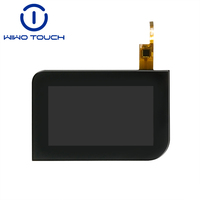 Panel de Pantalla Táctil Capacitiva de 4.3 Pulgadas, Interfaz IIC, Color Negro, Clasificación IK10, para Uso Médico y en Juegos
