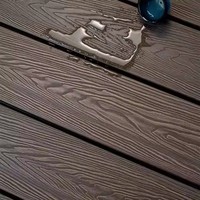 Vente flash : planches de terrasse en WPC pour extérieur, terrasse en composite bois-plastique, revêtement de sol pour piscine