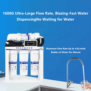 Purificador de Agua de Ósmosis <span class=keywords><strong>Inversa</strong></span> de Alto <span class=keywords><strong>Flujo</strong></span> de 5 Etapas, Sistema Compacto para un Tratamiento de Agua Eficiente en el Hogar y la Oficina - Product Image 3