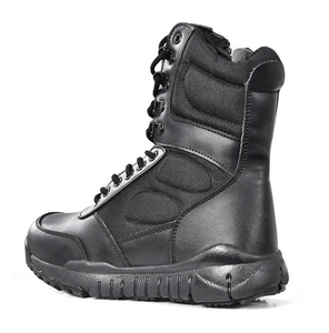 Botas Ligeras Negras para Hombre DFLJ01, con Cierre Lateral, para Trabajo en Exteriores, Promoción de Stock - Product Image 4