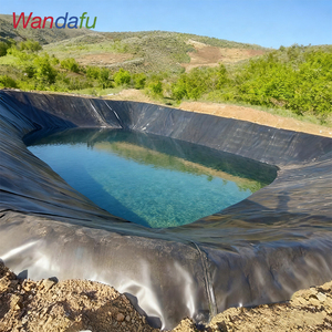 Polyethylene HDPE Smooth UV Resistant <strong>Geomembrane</strong> Liner for Landfill Site Waterproof Plastic Aquaculture Pond Irrigation Ditches - Product Image 2