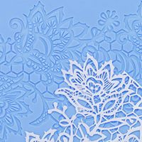 5 pièces fleur motif Silicone tapis gâteau de mariage décoration outils en relief couronne dentelle Fondant moule
