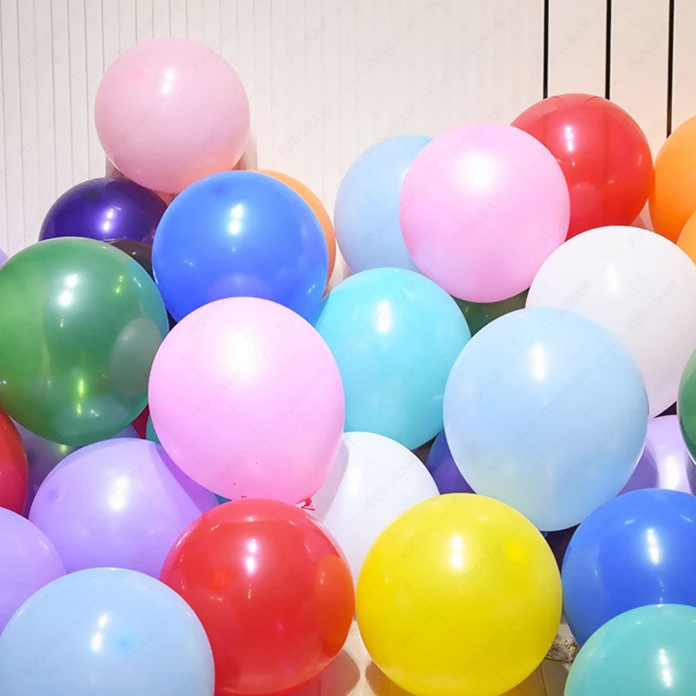 Wholesale Thick Natural Latex 10inch 12inch Balao Palloncini Globos De Cumpleanos Birthday Party Latex Balloon Decorations