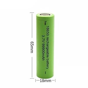 Lipo Original <span class=keywords><strong>18650</strong></span> Wiederaufladbare 99900mAh 3,7V Festkörperbatterie für Taschenlampen/Spielzeug/Ladevorrichtungen mit 500 Zyklen Lebensdauer LiCoO2 Kathode -20C - Product Image 1