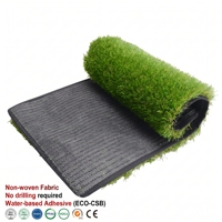 Tapis en gazon artificiel pour animaux de compagnie, tapis d'apprentissage de la propreté pour chiens, support perméable, 30 mm, PP PE, taille personnalisée, intérieur, doux, haute densité