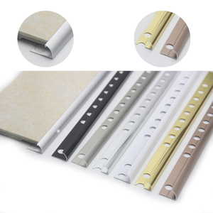 Profilés en aluminium argenté pour coins <span class=keywords><strong>de</strong></span> mur en céramique, garnitures métalliques <span class=keywords><strong>quart</strong></span> <span class=keywords><strong>de</strong></span> cercle <span class=keywords><strong>de</strong></span> Foshan, pour bordure <span class=keywords><strong>de</strong></span> carrelage - Product Image 6