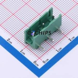 KH-ZBF3000R-3P-7.62G Plug-in Terminal Block Through hole Component (THT),P=7.62mm Connector 7.62mm Green Right Angle Pin 3P - Product Image 1