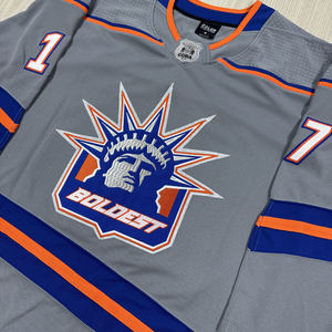 Jersey Hoki Tim Kustom Bordir Pakaian Hoki Es Jahitan Jersey Hoki Es - Product Image 1