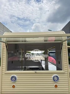 Custom Stainless Steel Crepe Pizza Burger Ice Cream Mobile Fast Food <b>Van</b> Coffee Cart BBQ Food Trailer - Product Image 5