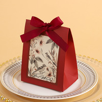 Sac en papier personnalisé Boîte cadeau de faveur de mariage au design unique pour boîtes de faveur de mariage en chocolat