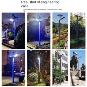 Luces solares decorativas de estilo europeo para jardín, accesorios de iluminación montados en poste para exteriores, luces para patio exterior - Product Image 6