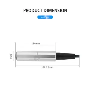 Sensore di livello del liquido del trasduttore del trasmettitore di pressione del livello dell'acqua sommergibile ad alta precisione 0.5% LEFOO