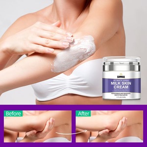 50ml Crème <span class=keywords><strong>pour</strong></span> la <span class=keywords><strong>peau</strong></span> au lait <span class=keywords><strong>pour</strong></span> la zone intime Hydrate votre <span class=keywords><strong>peau</strong></span> Convient à toutes les parties du corps Fornmulé avec de l'acide hyaluronique Niacinamide - Product Image 2