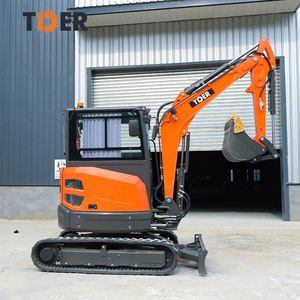 Nuovo Mini Escavatore Cingolato TDER con Motore Diesel Kubota da 3,5 Tonnellate 3,5t 4 Tonnellate 4t con Cabina - Product Image 2