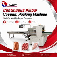 Machine d'emballage automatique sous vide pour viande, saucisses, poulet, bœuf, bacon, steak, machine d'emballage flow pack