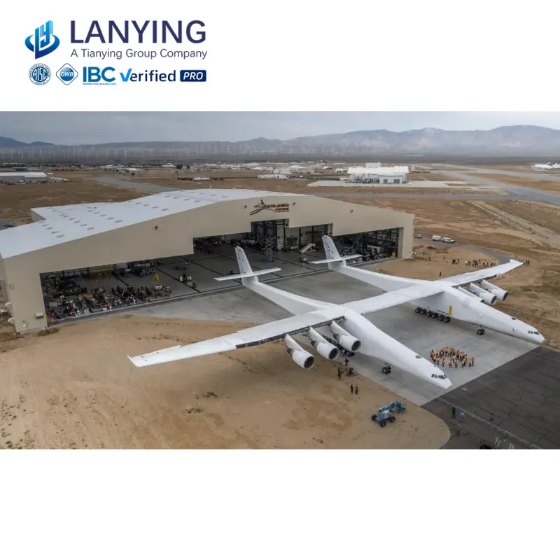 Qualifié Chine Entrepôt préfabriqué en acier bon marché hangar d'avion modulaire bâtiments industriels entrepôt atelier
