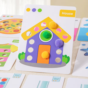 Meilleure vente Montessori bébé jeu <span class=keywords><strong>de</strong></span> comptage apprentissage précoce éducation pince en peluche jeu <span class=keywords><strong>de</strong></span> balle jouets pour enfants capacité manuelle - Product Image 5