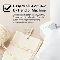 Tissu tressé élastique à boucles et boutons, style ethnique, vente en gros directe usine, pour robes de mariée, corsages et artisanat DIY
