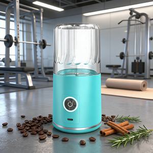 Blender portable pour voiture et maison, 260 ml, USB, faible bruit, rechargeable, sans BPA, presse-agrumes léger, anti-fuite, broyage de glace, turbo - Product Image 1