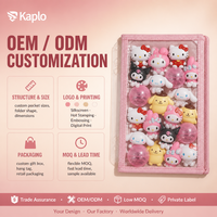 Álbum de Almacenamiento para Juguetes Gacha, con Ventana Transparente de PVC y Cierre, Carpeta de 6 Anillos A5, Organizador Kawaii para Coleccionistas de Gashapon