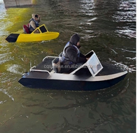 Kart électrique à grande vitesse bateau à jet d'eau pour une personne en alliage d'aluminium bateau d'amusement à la dérive pour le surf en plein air