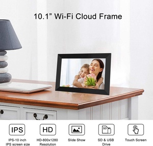 10.1 Inch Wifi Digital Picture <b>Frame</b> <b>Large</b> Stock Metal Frameo App Gift Video <b>Frame</b> AVI Format Share <b>Photos</b> - Product Image 5