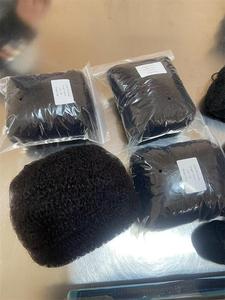 QVR Afro ricciolo crespo sfuso <span class=keywords><strong>capelli</strong></span> umani 100% <span class=keywords><strong>capelli</strong></span> umani alla rinfusa per treccia Dreadlocks Cheveux QVR <span class=keywords><strong>capelli</strong></span> - Product Image 4