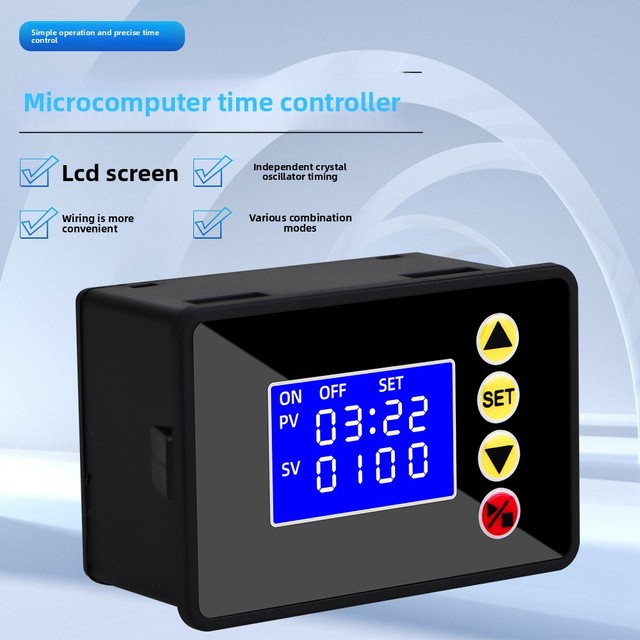 Wholesale LCD Digital Display Time Relay Four-Digit Cycle Controller Microcomputer Delay Relay