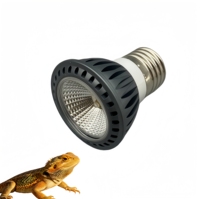 Ampoule LED UVB blanc chaud haute luminosité pour reptiles, E27 UVA, lumière de basking à spectre complet pour tortue, dragon barbu, lézard