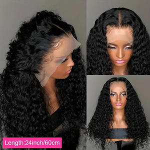 Peluca de Cabello Humano Rizado 13x4 con Encaje Frontal Transparente, Cabello de Bebé, Bordes Rizados 4C, Línea de Cabello Natural, Sin Pegamento, Lista para Usar - Product Image 3