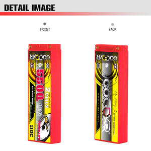 CODDAR 2S 5500MAH 7.4V 110C 220C 5mm balle 20.5mm épaisseur LCG boîtier rigide RC LiPo batterie 1/10 RC voiture bateau <span class=keywords><strong>Tamiya</strong></span> sauterelle - Product Image 6