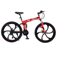Vélo Pliant Rouge 26 Pouces Fabriqué en Chine / Vélos de Gros Pas Chers à Vendre / Prix du Vélo Pliant Neuf 2018