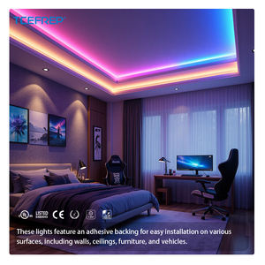 Tira de LED RGB de Formato Ancho de 10 mm, PSB322F-S-RGB, IP20, SMD2835, Matriz de Colores Densa, Wi-Fi/ CRI 90, 6000K, Luz Diurna, DC24V, Regulable - Product Image 5