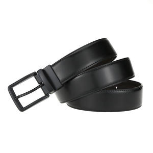 पुरुषों के वास्तविक चमड़े के बेल्ट पिन बकल बेल्ट प्रतिवर्ती घूर्णन व्यापार बेल्ट - Product Image 3