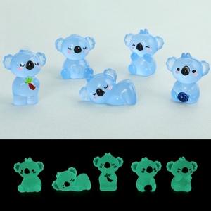 Accessoires et artisanat en koala transparent lumineux bleu de haute qualité pour porte-clés en résine lumineuse Koala - Product Image 1