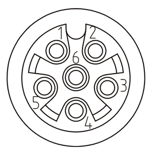 Konektor M12 6 Pin konektor industri kabel las wanita otomotif colokan tahan air M12 konektor Panel - Product Image 4