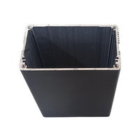 78x43 boîtier de commande Mini PC personnalisé en usine boîtier d'amplificateur extrudé noir Amulimum boîtier de jonction Mini PC personnalisé Lifepo4