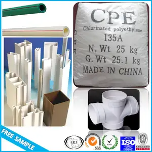 Polietileno clorado para plástico, producto químico cpe 135a