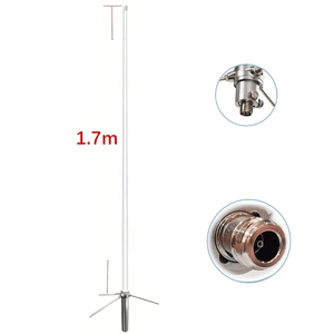 เสาอากาศฐานกลางแจ้งแบบติดตั้งถาวร 1.7 ม. UHF 433MHz 6.5dBi ทำจากไฟเบอร์กลาส พร้อมหัวต่อแบบ N-female หรือแบบกำหนดเองได้ - Product Image 3